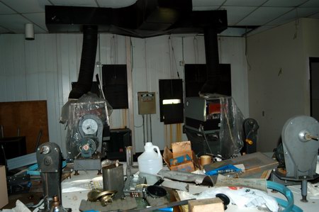 M-78 Twin/Triple Drive-In Theatre - Inside Projection (newer photo)